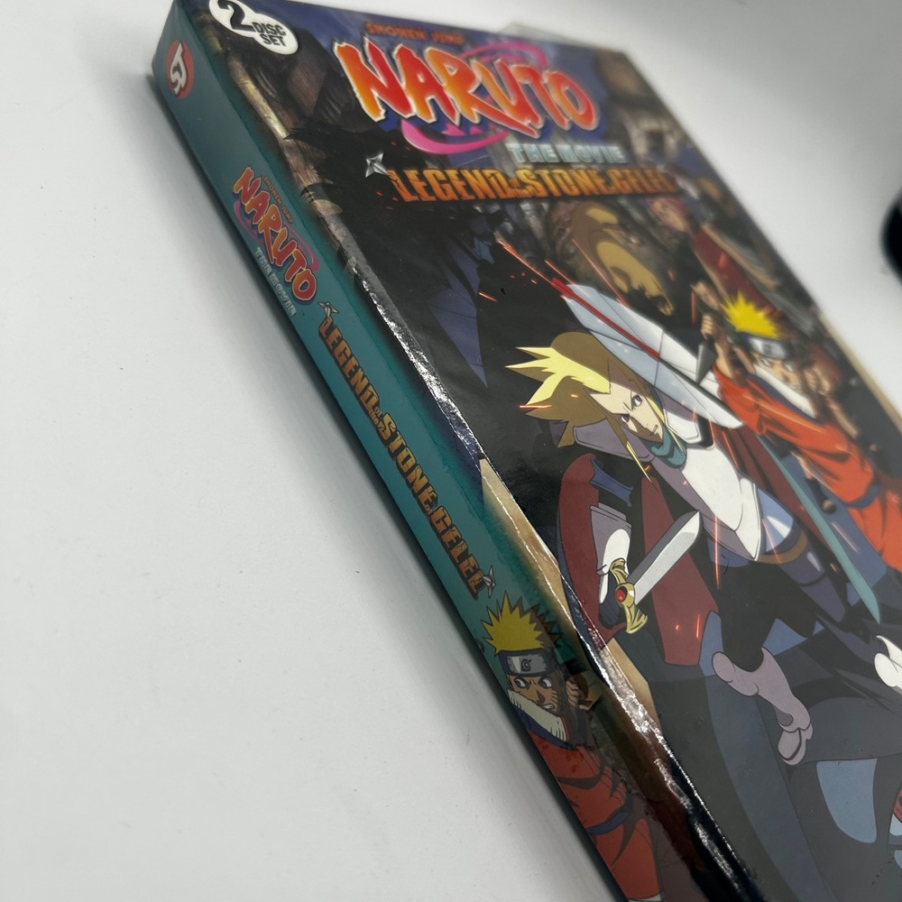 Naruto The Movie Legend of the Stone of Gelel DVD 2-Disc Set Shonen Jump New - Picture 3 of 5